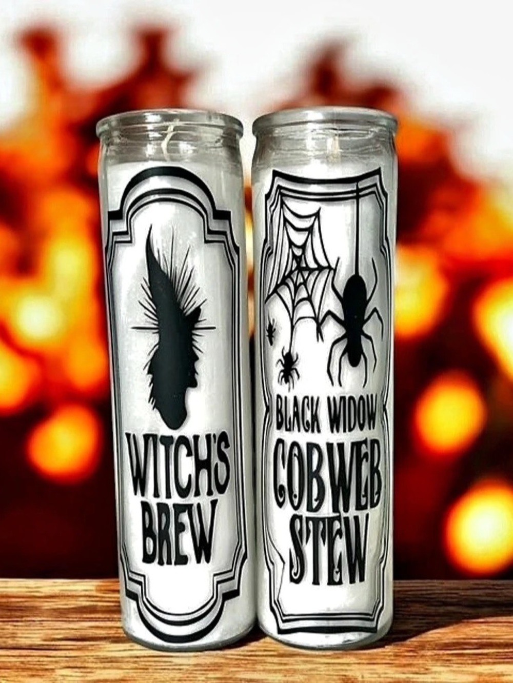 Witches Brew & Black Widow Decor